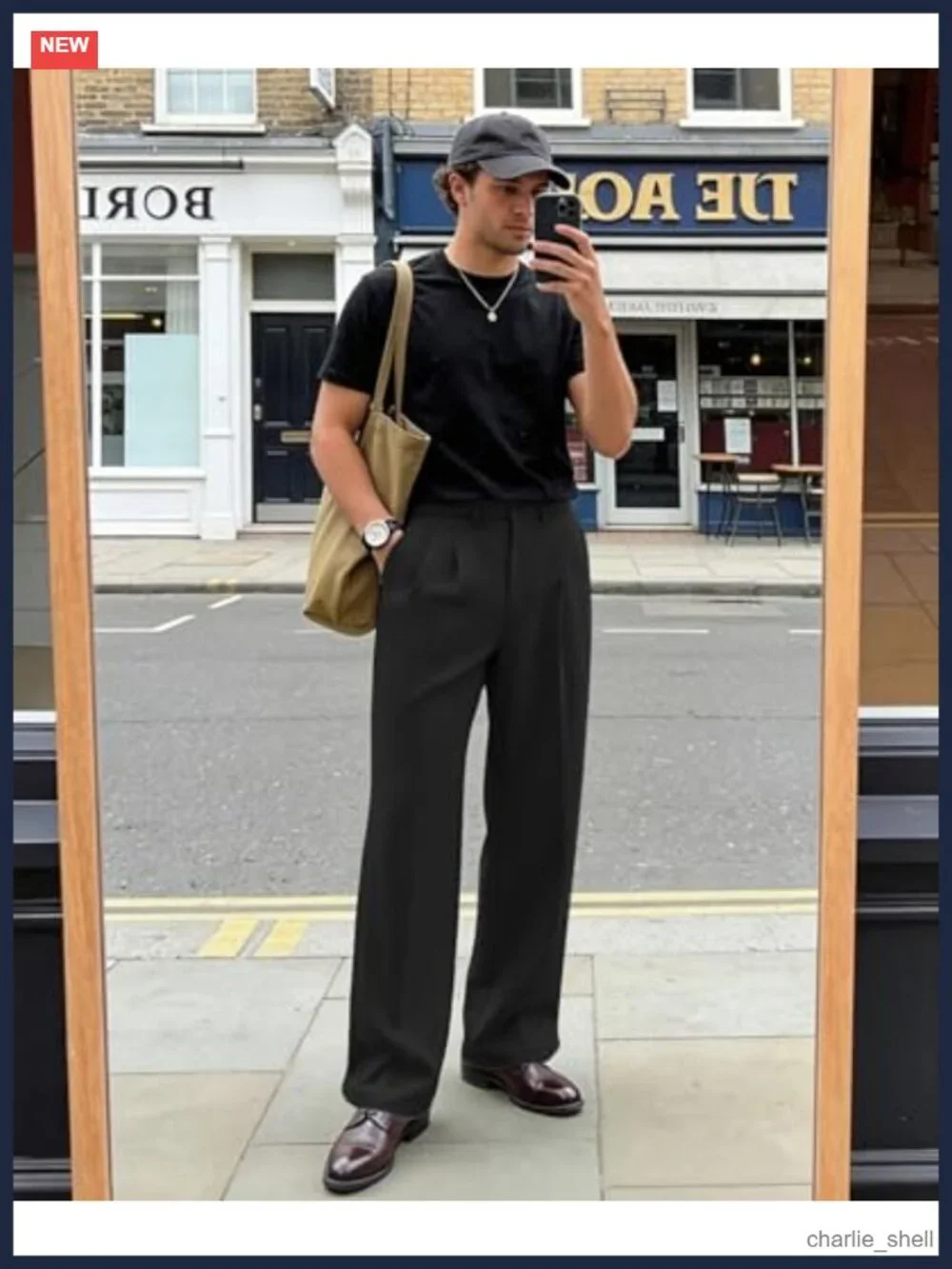 Men's Pleated Wide Leg Dress Pants Adjustable Waist Casual Trousers
